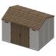 Gartenhaus aus PVC Apex 8,13m² Duramax