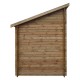 Gartenhaus 200x298cm PLUS aus Massivholz 28mm vorbehandelt in Braun Gardy Shelter