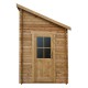 Gartenhaus 200x298cm PLUS aus Massivholz 28mm vorbehandelt in Braun Gardy Shelter