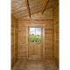 Gartenhaus 200x298cm PLUS aus Massivholz 28mm vorbehandelt in Braun Gardy Shelter