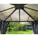 Vorhang-Set aus grauem Polyester für Pergola Martinique™ 5000 und Milano™ 4300 - Palram - Canopia
