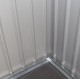 Gartenhaus aus Metall 340x319cm FIRST anthrazit + Verankerungskit X-METAL