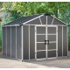 Polycarbonat-Gartenhaus 7,9m² ohne Boden YUKON - CANOPIA by Palram