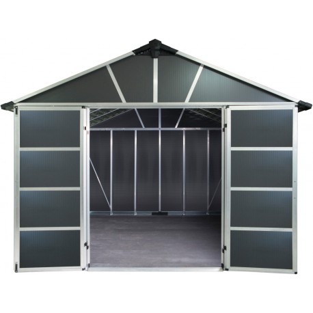 Polycarbonat-Gartenhaus 7,9m² mit Boden YUKON - CANOPIA by Palram