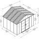 Polycarbonat-Gartenhaus 7,9m² mit Boden YUKON - CANOPIA by Palram