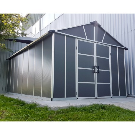 Gartenhaus aus Polycarbonat 17,2m² mit Boden YUKON - Palram