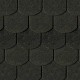 Dachschindeln schwarz Biberschwanz für Gartenhäuser 3m²