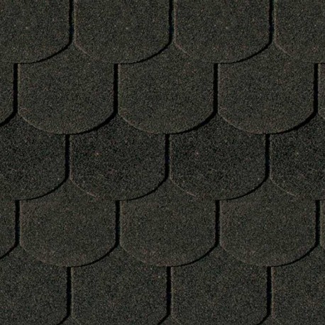 Dachschindeln schwarz Biberschwanz für Gartenhäuser 3m²