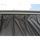 Vorhang aus Polyester grau für Pavillon Roma und Monaco - CANOPIA by Palram