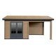 Gartenhaus aus WPC Altholz 9m² + 9m² Terrasse - Woodlife Garden