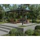 Pavillon Martinique 3600 aus Aluminium und Polycarbonat 360x296cm - CANOPIA by Palram