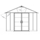 Gartenhaus aus Polycarbonat 17,2m² mit Boden YUKON - Palram