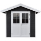 Gartenhaus aus WPC 28 mm, anthrazit, 234x204cm PREMIUM - Woodlife Garden