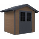 Gartenhaus aus WPC 28mm, braun, 234x204cm PREMIUM - Woodlife Garden