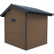 Gartenhaus aus WPC 28mm, braun, 234x204cm PREMIUM - Woodlife Garden