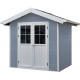 Gartenhaus aus WPC 28 mm, hellgrau, 234x204cm PREMIUM - Woodlife Garden