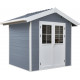 Gartenhaus aus WPC 28 mm, hellgrau, 234x204cm PREMIUM - Woodlife Garden