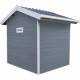 Gartenhaus aus WPC 28 mm, hellgrau, 234x204cm PREMIUM - Woodlife Garden