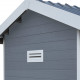 Gartenhaus aus WPC 28 mm, hellgrau, 234x204cm PREMIUM - Woodlife Garden