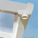 Terrassendach Feria 3x8,5 aus Aluminium und Polycarbonat 8mm weiß - CANOPIA by PALRAM