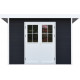 Gartenhaus aus WPC 28 mm, anthrazit, 213x207cm PREMIUM Pultdach - Woodlife Garden