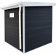 Gartenhaus aus WPC 28 mm, anthrazit, 213x207cm PREMIUM Pultdach - Woodlife Garden