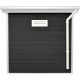 Gartenhaus aus WPC 28 mm, anthrazit, 213x207cm PREMIUM Pultdach - Woodlife Garden