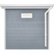 Gartenhaus aus WPC 28 mm, hellgrau, 213x207cm PREMIUM Pultdach - Woodlife Garden