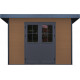 Gartenhaus aus WPC 28mm, Holzoptik braun, 213x207cm PREMIUM - Woodlife Garden
