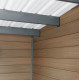 Gartenhaus aus WPC 28mm, Holzoptik braun, 213x207cm PREMIUM - Woodlife Garden