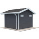 Gartenhaus aus WPC 28 mm, anthrazit, 279x279cm PREMIUM - Woodlife Garden