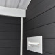 Gartenhaus aus WPC 28 mm, anthrazit, 279x279cm PREMIUM - Woodlife Garden
