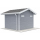 Gartenhaus aus WPC 28mm, hellgrau, 279x279cm PREMIUM - Woodlife Garden