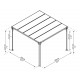 Pavillon Milano 3000 aus Aluminium und Polycarbonat 309x309cm - CANOPIA by Palram