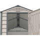 Gartenhaus aus PVC EverMore 4x6 1,85m² - Duramax