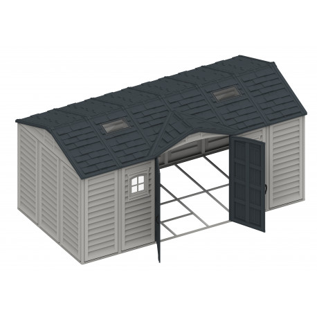 Gartenhaus aus PVC Apex PRO 10,5x8 7,34m² - Duramax
