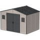 Gartenhaus aus PVC WoodBridge PLUS II 10x8 8,05m² - Duramax