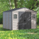 Gartenhaus aus PVC WoodBridge PLUS II 10x8 8,05m² - Duramax