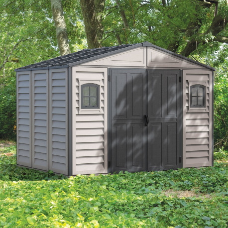 Gartenhaus aus PVC WoodBridge PLUS II 10x8 8,05m² - Duramax