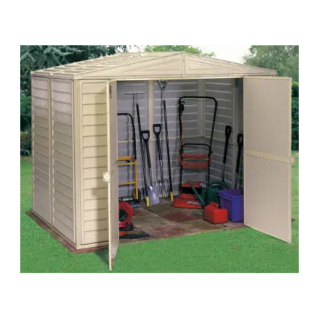 Gartenhaus aus PVC DuraMate 8x6 3,85m²