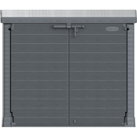 Gartenbox Durabox StoreAway 1200L anthazit, flacher Deckel - Duramax