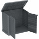 Gartenbox Durabox StoreAway 1200L anthazit, flacher Deckel - Duramax