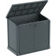 Gartenbox Durabox StoreAway 1200L anthazit, flacher Deckel - Duramax